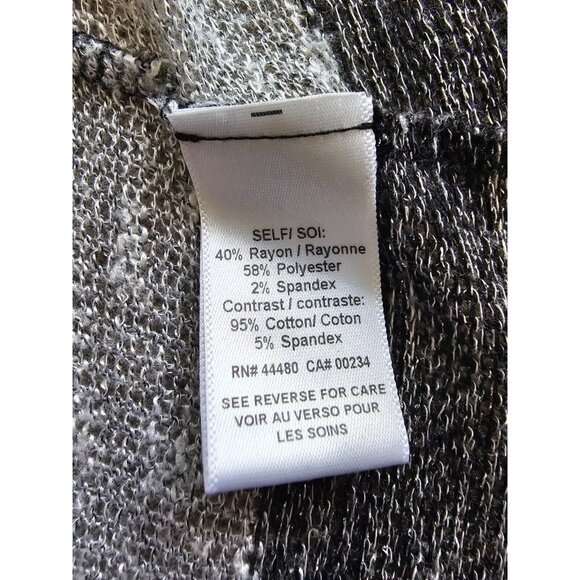 Material Cardigan Sweater Womens M Striped - Picture 14 of 15